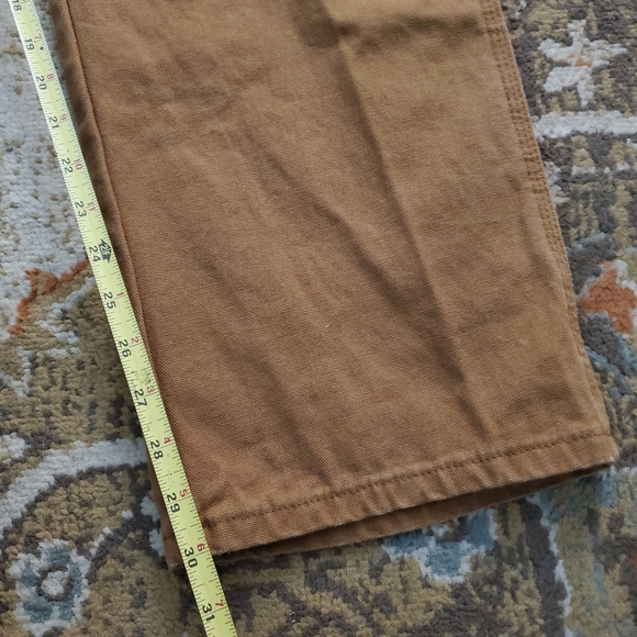 DICKIES Camel Canvas Carpenter Pants Workwear Dungarees 36 X 30 - Picture 9 of 9